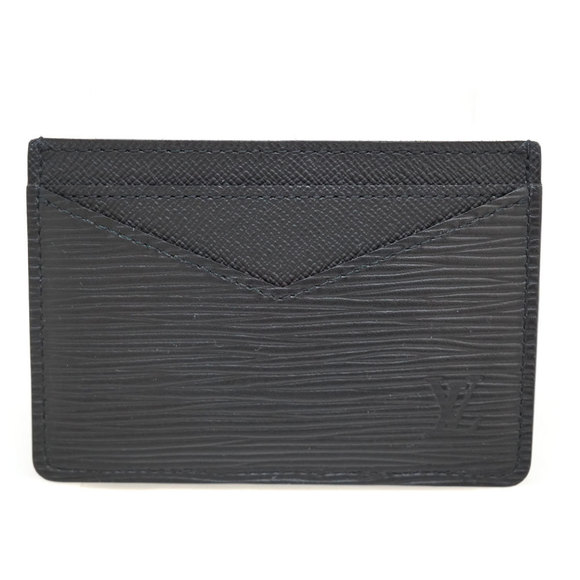 Louis Vuitton Neo Porte Carte Leather Epi Case Black - Picture 1 of 9